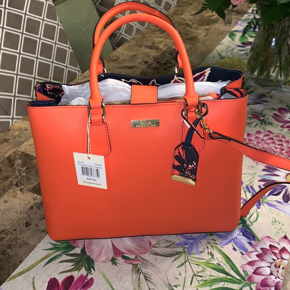 NWT Trina Turk Orange Purse